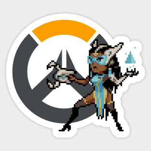 Overwatch - 16-Bit Symmetra W/ Logo Sticker